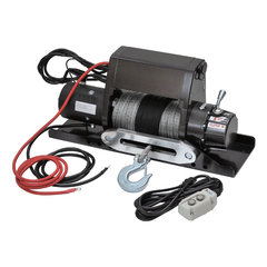 電動軽量ウインチ合成繊維ロープタイプ(DC12V)／品番　M218EWSP-12V