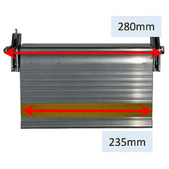 トラック折畳式荷台昇降ステップ(ラッシングレール取付タイプ) 品番　M4004TL-235-01AF