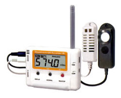 ワイヤレスデータロガー(照度/紫外線/温度/湿度)/品番　RTR-574